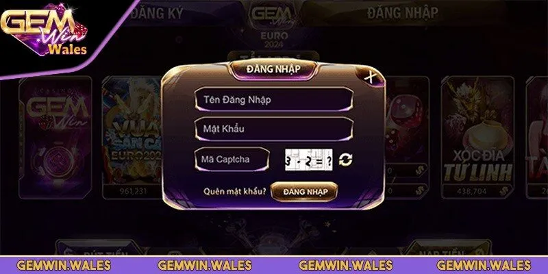 Xác nhận đăng nhập tài khoản Gemwin hoàn tất để thỏa đam mê